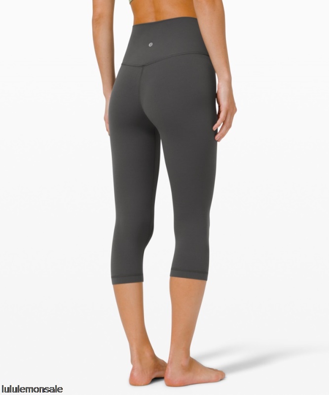Lululemon Damen DELULU111 | Ausrichten Hochhaus Crop 17 Schwarz